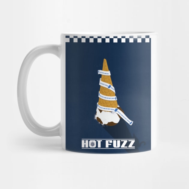 Hot Fuzz film print by Phil Shelly Creative